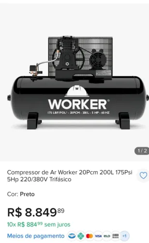 compressor worker 175 pol. 200L 60HZ