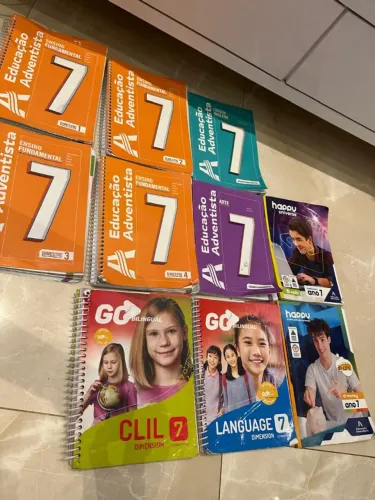 Material didático 3º, 5º, 7º, + Livros Avulsos