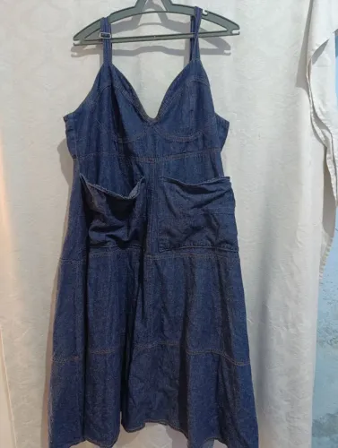 Vestido em jeans amaro