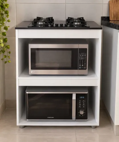 Balcão para cooktop 4 ou 5 bocas | NOVO NA CAIXA!
