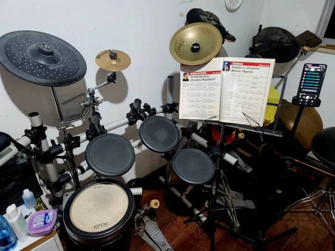 Batwria Eletrônico yamaha dtx 500 