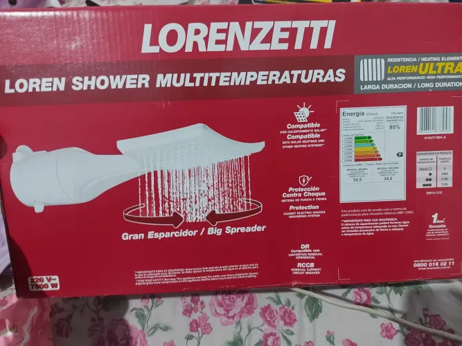 Chuveiro lorenzetti 220v