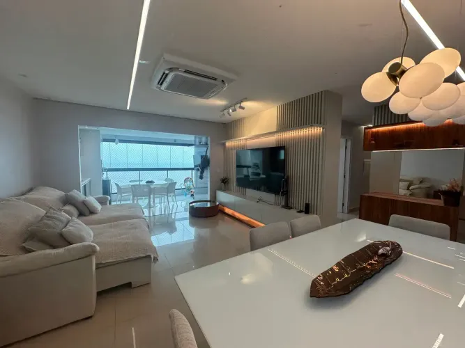 Alugo apartamento mobiliado com 4 quartos, 2 suítes vista mar em Candeias