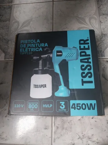 Pistola de Pintura Elétrica TSSAPER 450W (110V)