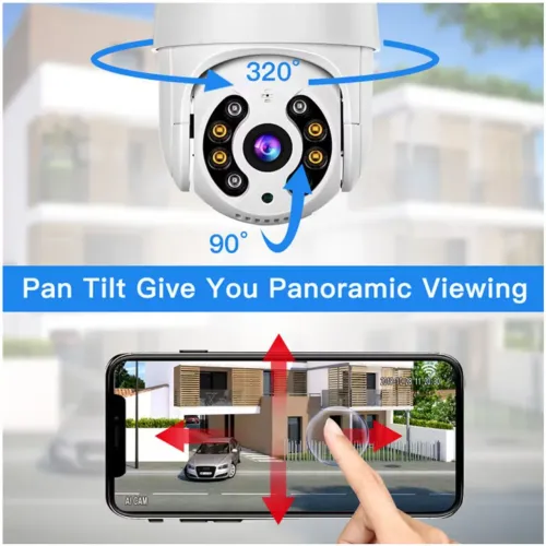Câmera grande Externa HD com Sensor de Movimento