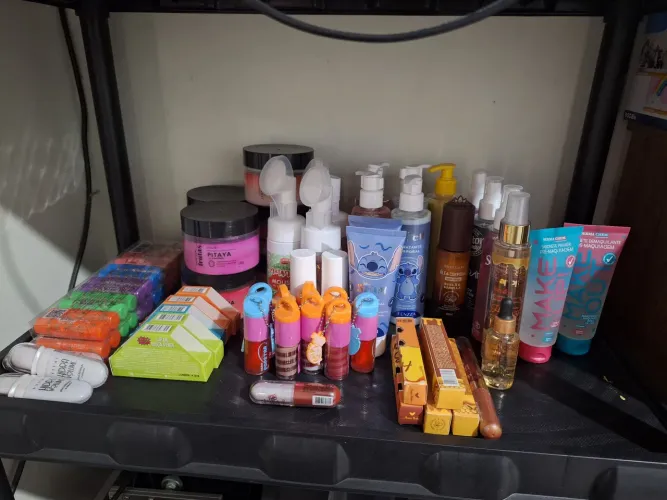Kit empreendedor produtos de maquiagem e skin 