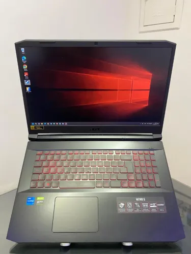 Notebook Acer Gamer Nitro 5 - i5-11°Gen - 12GB Ram - SSD 256GB Nvme - 15p - GTX 1650-4GB