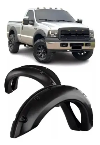 Kit Alargador Paralama F250 F350 F4000 Ford Texturizado