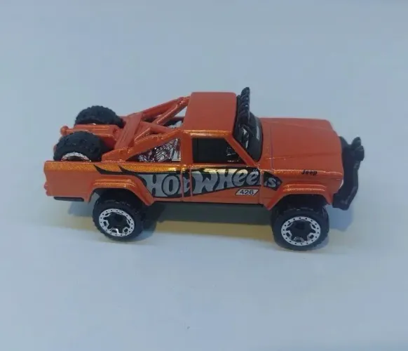 Carrinho Hotwheels 73 Jeep J10 Laranja Loose Novo 1:64 Hot Wheels