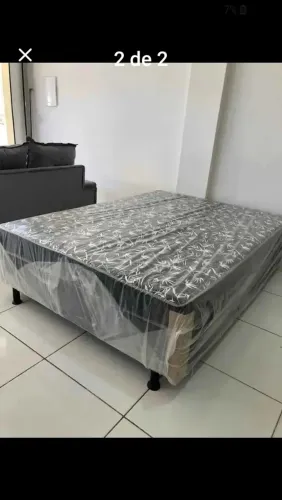 Cama box casal alta da fábrica