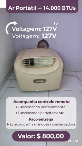 Ar condicionado portátil