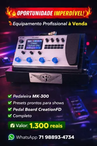 Pedaleira M-vave MK300