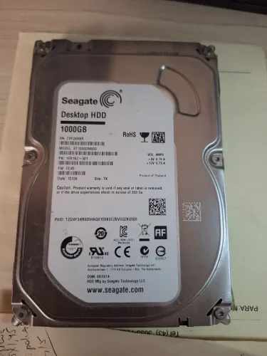 HD SEAGATE 1 TERA SAUDÁVEL DESKTOP