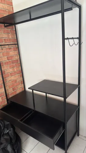 Guarda-roupas Closet Modulado Preto