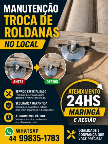 Portão Troca De Roldanas
