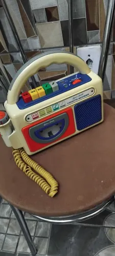 Antigo toca fitas gravador lenoxx
