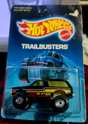 Vintage 1983 Hot Wheels Chevy Blazer 4x4 Vtg Hotwheels Abre portas