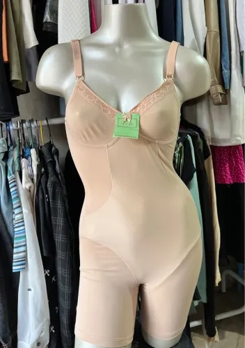 body modelador my lady sustentação tamanho 44 bege novo