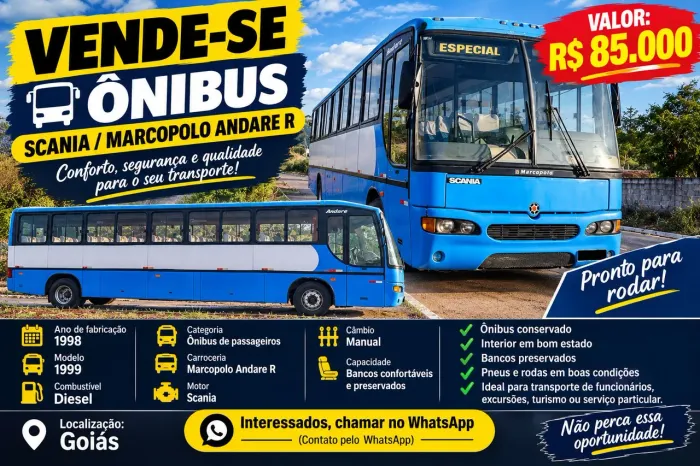 Vende-se ônibus ano 99