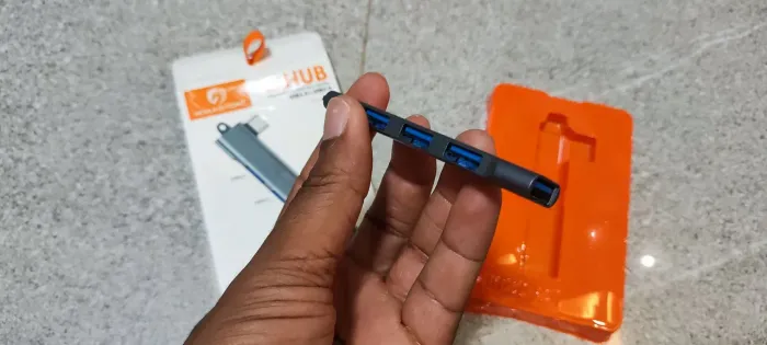 Hub USB tipo c com 4 entradas