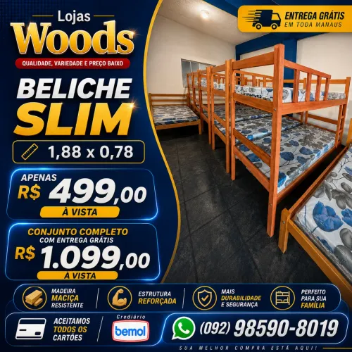 Beliche Madeira R$ 499,00