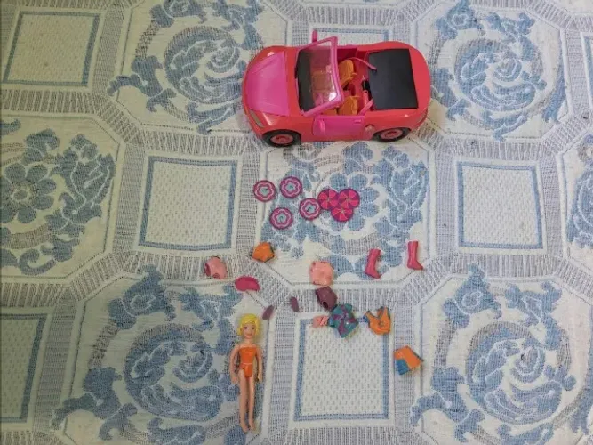 polly pocket carro
