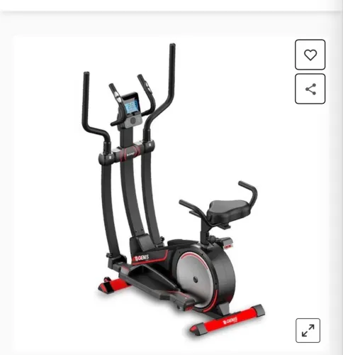 Elíptico + bicicleta ergométrica