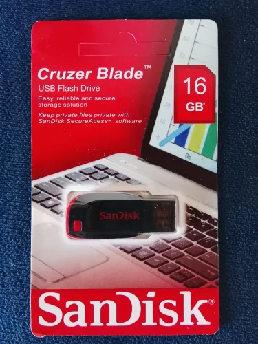 Pen Drive SanDisk 16 Gigabytes - Cruzer Blade