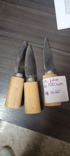 Espatula e faca de petiscos