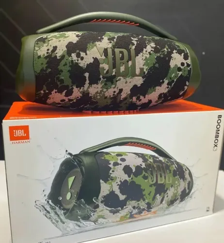 JBL BOMBOX 3 COM CAIXA CAMUFLADA