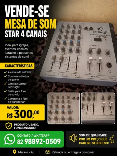 Mesa de som