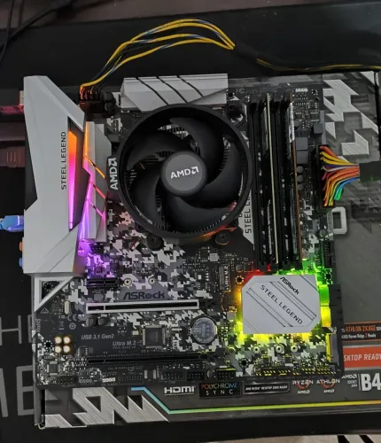 ASRock B450M Steel Legend (USADO FUNCIONANDO)
