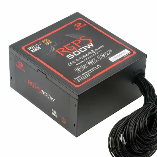 Fonte 500w 80plus reddragon