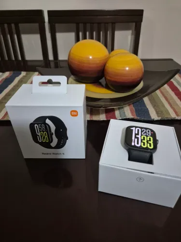 Smartwatch Xiaomi Redmi Watch 5 M2462W1 com GPS/Bluetooth - 2025 - Preto + película 