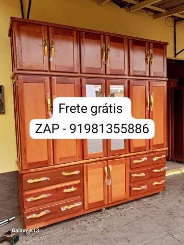 Guarda - roupa de casal 6 portas direito de fábrica novo!