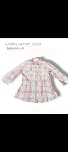 Blusa colcci xadrez PP
