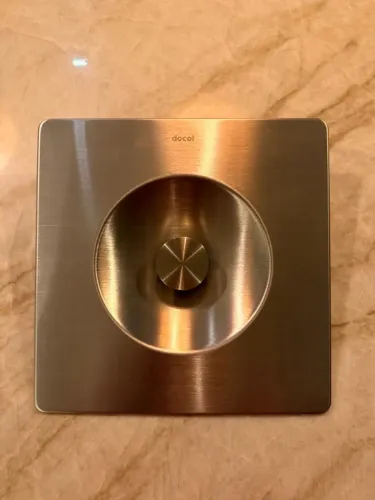 Lixeira de Embutir Docol 6 Litros Inox Escovado - Nova na Caixa (Cód. 01611816)