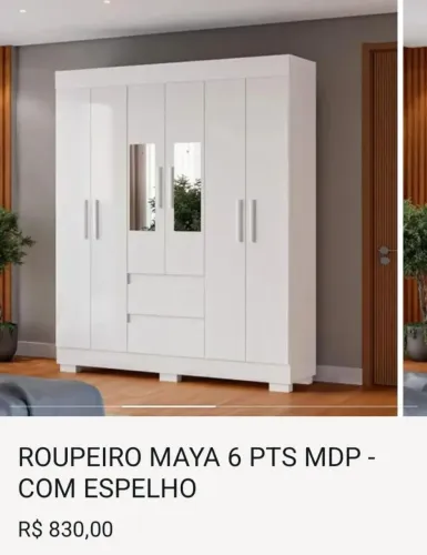 Guarda roupa,com sem espelho 