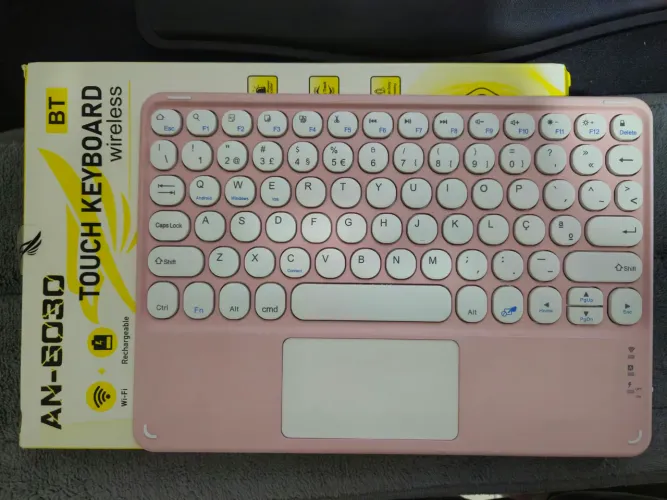 Teclado touchpad bluetooth