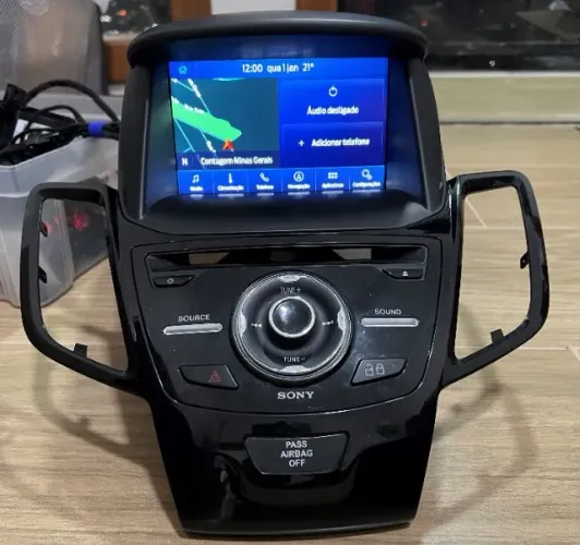 Kit Central Multimídia Original Ford Sync 3 New Fiesta Sedan