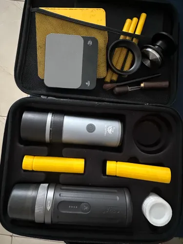 Kit completo de cafeteira portátil