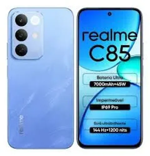 Realme C85 700 reais novo com 1 semana