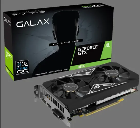 Placa de Vídeo Galax GTX 1650 4GB GDDR6+BRINDE