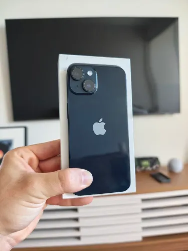 (Impecável) iPhone 14 128GB seminovo revisado com todos acessórios