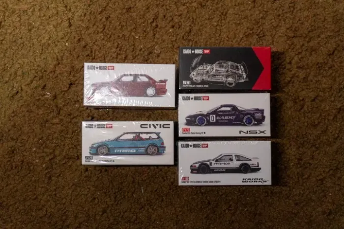 Lote kaido house bmw, civic, Datsun, nsx, trueno