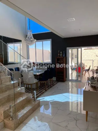 Casa de Condomínio para Alugar em Uberlândia - Novo Mundo | 3 Suítes, Varanda Gourmet e Pi