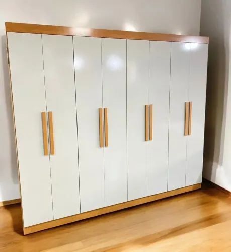 Guarda-Roupa 8 Portas Andara Soft 2,36 m- Produto Novo