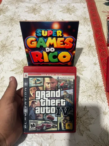 GTA 4 ps3 com manual 