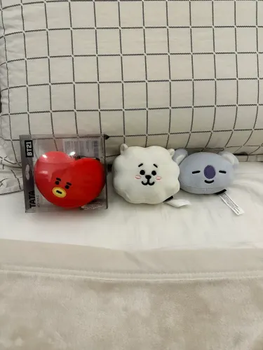 Trio Chaveiros BT21 BTS V, Jin e RM