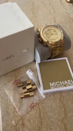 Relógio Michael Kors Original Completo - Caixa, Manual e Elos Extras 